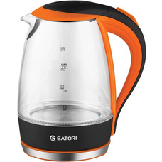 Електрочайник 1,7л 2000Вт диск, скло, підсвічування "SATORI" SGK-4120-OR