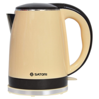 Электрочайник 1,8л 2000Вт диск, пластик, термос кремовый "SATORI" SSK-5520-CDW