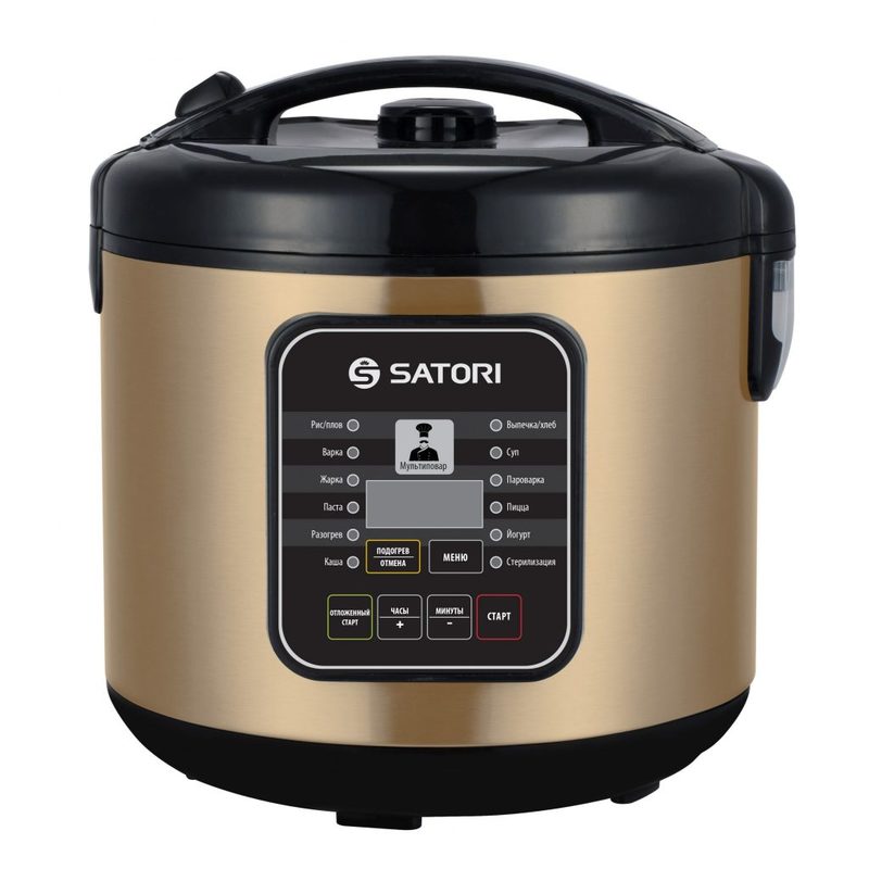Мультиварка 900Вт 5л Керамическое покрытие, 41прогр."SATORI" SM-41971-5GL