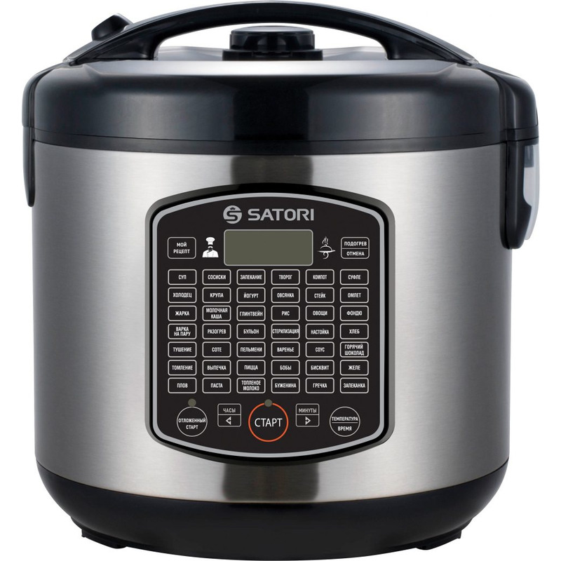 Мультиварка 900Вт 5л /антипр.покрытие/63 режима приготовления/ "SATORI" SM-63960-5SL