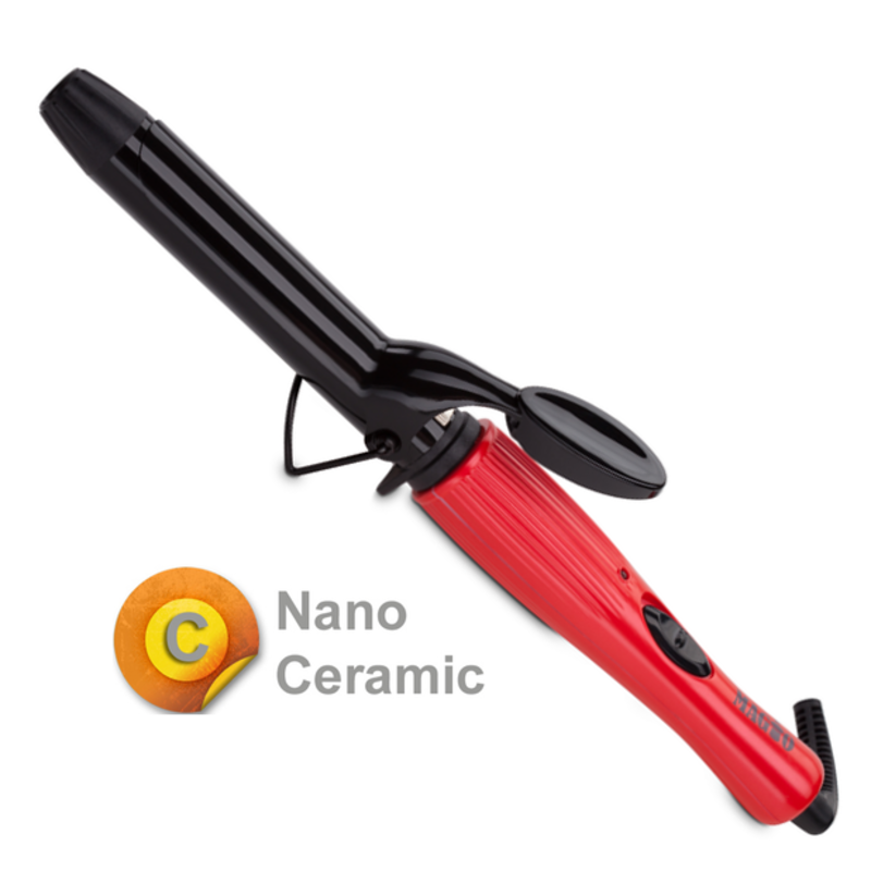 Щипці-плойка 32Вт 25мм Nano ceramic (червона) "MAGIO" МG-170N