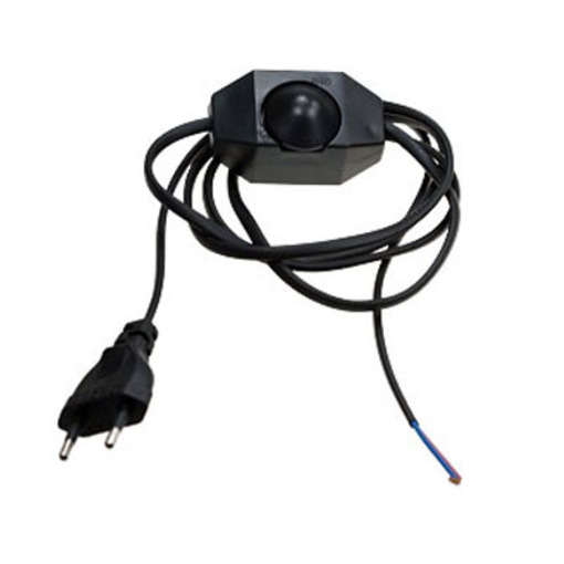 Кабель + реостат 300W 2,0 м чорний "LEMANSO" LMA016