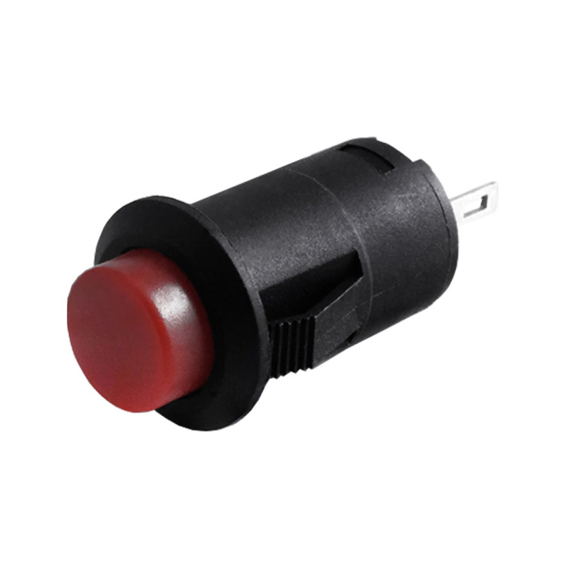 Кнопка LSW34 кругла червона без фіксації OFF-ON ( миттєва ) 1A 250VAC "LEMANSO" DS-227