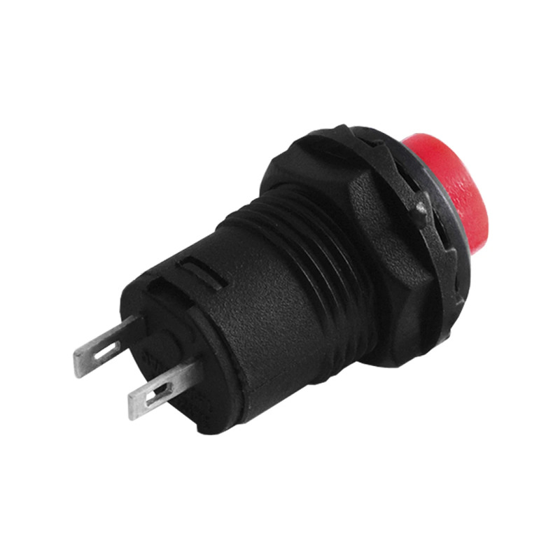 Кнопка LSW33 круглая красная с фиксацией ON-OFF 1A 250VAC "LEMANSO" DS-228
