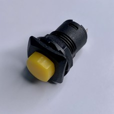 Кнопка LSW11 квадрат жовта без фікс.OFF-(ON) "LEMANSO" DS-225