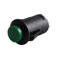 Кнопка LSW34 круглая зеленая без фиксации OFF-ON (мгновенная) 1A 250VAC "LEMANSO" DS-227