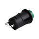 Кнопка LSW34 круглая зеленая без фиксации OFF-ON (мгновенная) 1A 250VAC "LEMANSO" DS-227