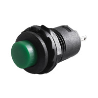 Кнопка LSW33 кругла зелена з фіксацією ON-OFF 1A 250VAC "LEMANSO" DS-228