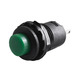 Кнопка LSW33 круглая зеленая с фиксацией ON-OFF 1A 250VAC "LEMANSO" DS-228