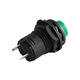 Кнопка LSW33 круглая зеленая с фиксацией ON-OFF 1A 250VAC "LEMANSO" DS-228