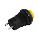 Кнопка LSW33 круглая желтая с фиксацией ON-OFF 1A 250VAC "LEMANSO" DS-228
