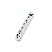 Колодка с/з 6 входов с выключателем LEZARD Letitia 721-0600-602