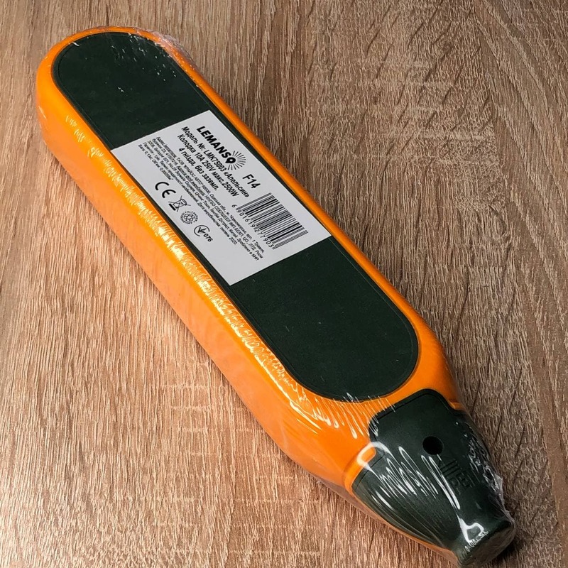 Колодка 4 гнезда б/з Апельсин  250V макс 2500W оранжевый "LEMANSO" LMK75003
