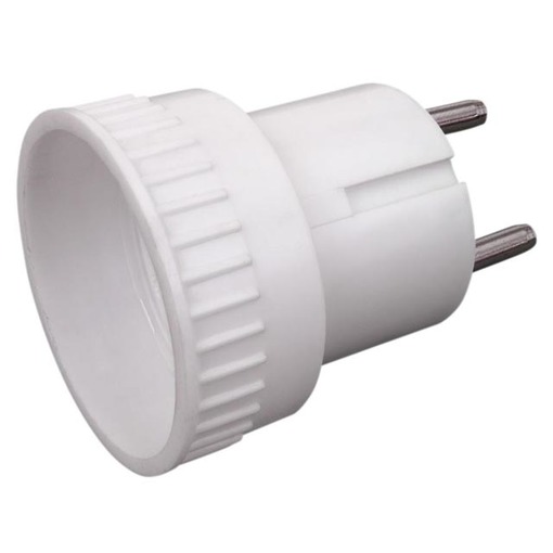 Перехідник "євро" білий 6A,250V "мідь" "LEMANSO" LMA015