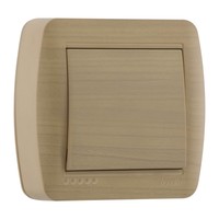 Выключатель 1-кл. наружный клен LEZARD Demet 711-4700-100