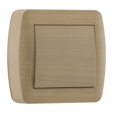 Выключатель 1-кл. наружный клен LEZARD Demet 711-4700-100
