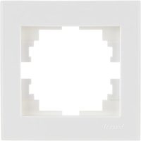 Рамка 1-а біла з боковою вставкою LEZARD Rain 703-0202-146