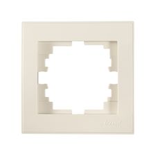 Рамка 1-я крем с боковой вставкой LEZARD Rain 703-0303-146