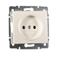 Розетка 1-а б/з внутрішня перламутровий перламутр LEZARD Rain 703-3088-121В