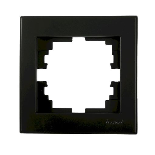 Рамка 1-я антрацит с боковой вставкой LEZARD Rain 703-4242-146