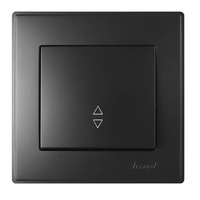 Вимикач 1-кл. внутрішній прохідний антрацит LEZARD Lesya 705-4242-105