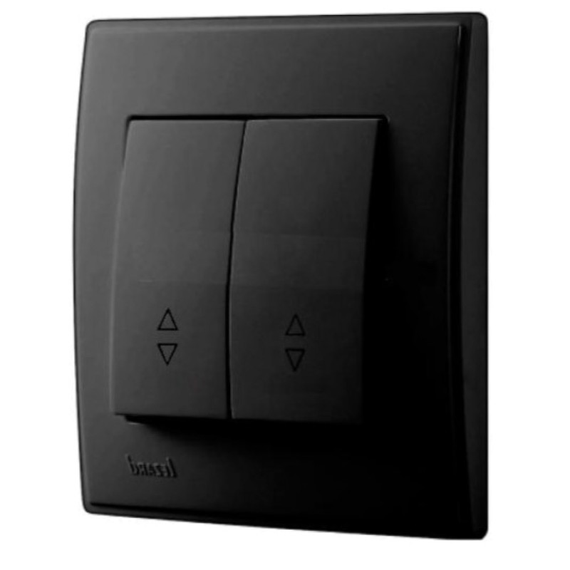 Выключатель 2-кл. внутренний проходной антрацит LEZARD Lesya 705-4242-106