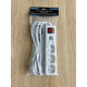 Подовжувач 3 гн. 5м з 2*USB (2100mA) з/з 3x0.75mm макс 2500W з кнопкою "LEMANSO" LMK71001