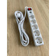 Удлинитель 5 гн. 3м с 2*USB (2100mA) с/з 3x0.75mm макс 2500W с кнопкой "LEMANSO" LMK71002