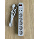 Удлинитель 5 гн. 2м с 2*USB (2100mA) с/з 3x0.75mm макс 2500W с кнопкой "LEMANSO" LMK71003