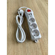 Удлинитель 3 гн. 2м с 2*USB (2100mA) с/з 3x0.75mm макс 2500W с кнопкой "LEMANSO" LMK71004