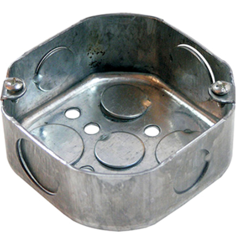 Коробка распаячная e.industrial.pipe.db.octa для труб, металлическая восьмиугольная 1,5мм "E.NEXT" i0520002