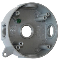 Коробка монтажная металлическая без крышки e.industrial.pipe.db.round.thread.5.x.3/4" "E.NEXT" i0530011