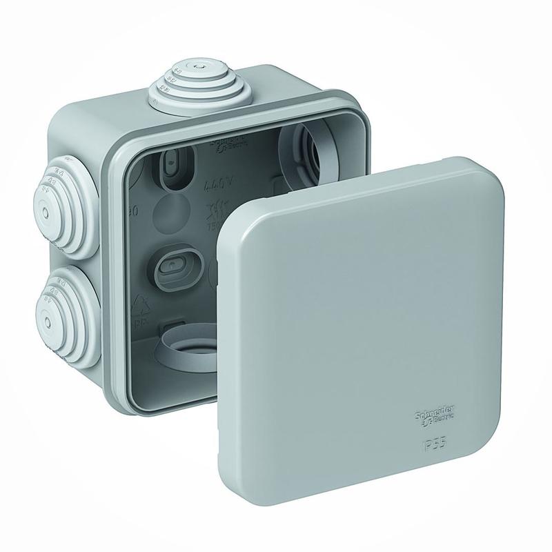 Коробка монтажна розподільна IP55 100x100x50 "SCHNEIDER" IMT35091