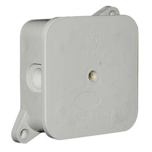 Коробка розподільна e.db.stand.r2.85x85x35K з клемником IP 44, Р2 "E.NEXT" s027036