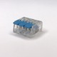 Клемма соединительная (3-я) 450V (синие флажки) "LEMANSO" LMA2610