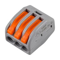 Клемма соединительная 3-я 32A/400V "LEMANSO" LMA301