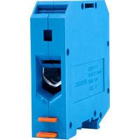 Клеммная колодка наборная на DIN-рейку e.tc.din.pro.50.blue, синяя, с крышкой "E.NEXT" p049025