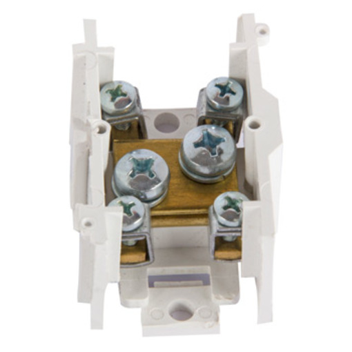Клемна колодка прохідна e.tc.main.brass.35, 1х35 мм.кв./4х6 мм.кв., латунь "E.NEXT" p0820001