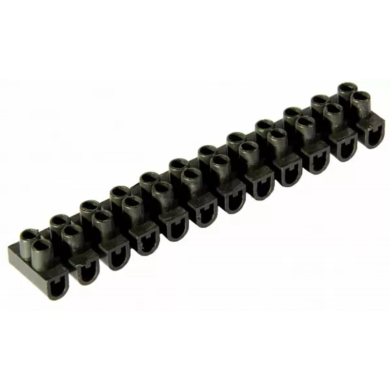 Клеммная колодка делимая e.tc.stand.12.2.5.black, 2 А, черная "E.NEXT" s016015