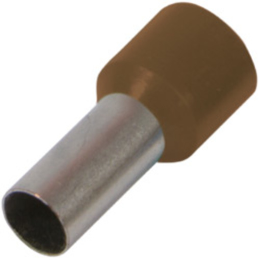 Ізольований втулковий наконечник 10-12.brown 10,0 кв.мм, коричневий "E.NEXT" s3036051