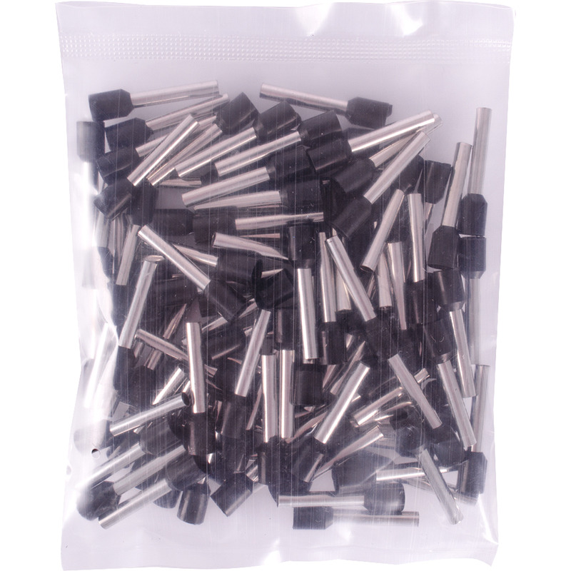 Изолированный втулочный наконечник 4018.black 4,0 кв.мм, черный "E.NEXT" s3036063