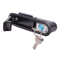 Замок-ручка e.lock.05 з відкритою кнопкою, IP54 "E.NEXT" s053105