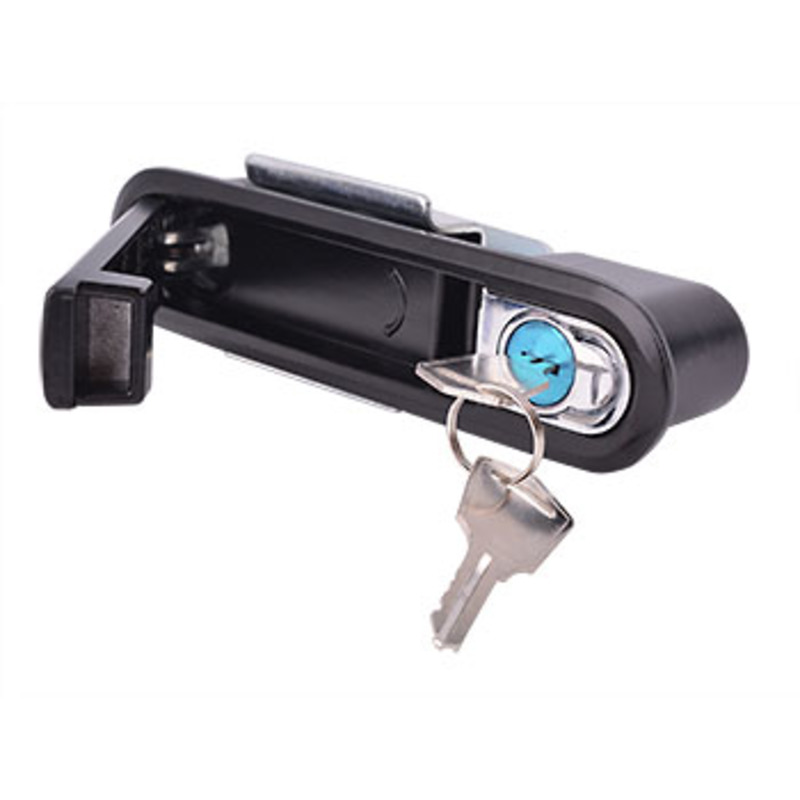 Замок-ручка e.lock.05 з відкритою кнопкою, IP54 "E.NEXT" s053105