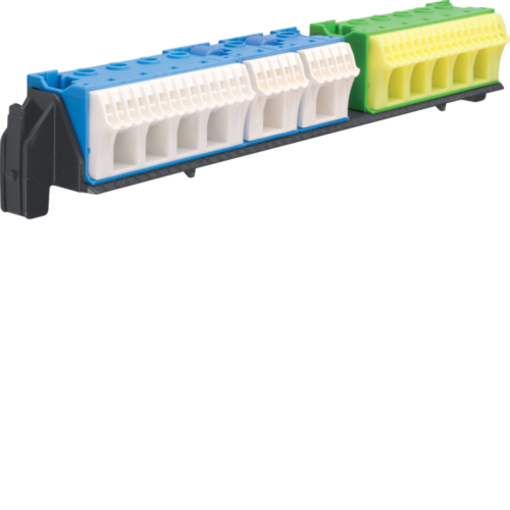 Утримувач з клемами PE/N: 21xN+20xPE / 5xN+6xPE "HAGER" VZ464
