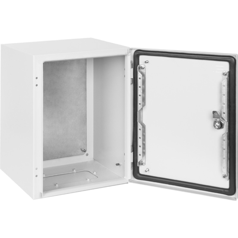 Корпус металлический e.mbox.industrial.p.40.30.20z IP65 с монтажной панелью (400х300х200) "E.NEXT" s0100256