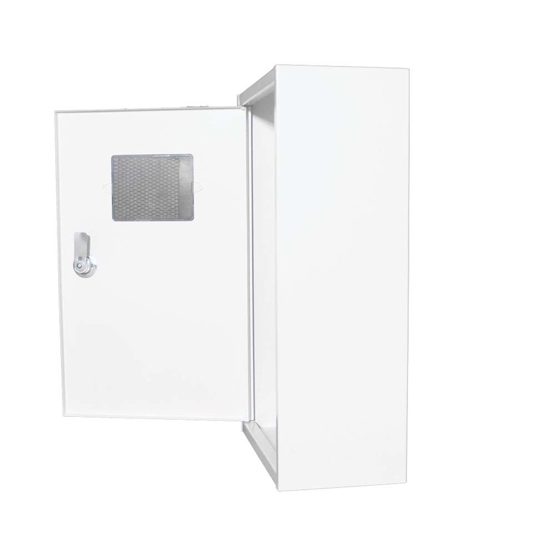 Корпус учета ЯУР-3Н-12 эк., 3-ф. счетчик, 12 мод., IP31, навесной, 260*428*150 "E.NEXT"