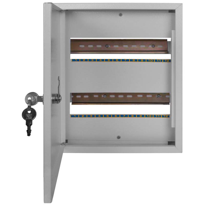 Шкаф e.mbox.stand.n.24.z металлическая, под 24 мод., навесная, с замком "E.NEXT" s0100025