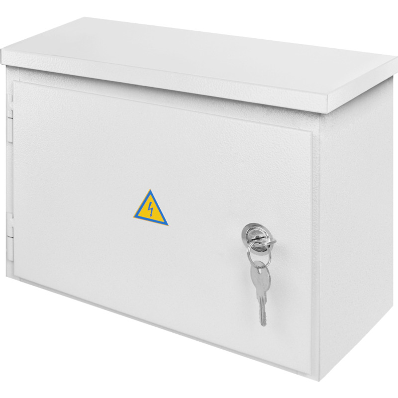 Шкаф e.mbox.stand.n.12.z металлический, под 12мод., герметичный IP54, навесной, с замком "E.NEXT" s0100129