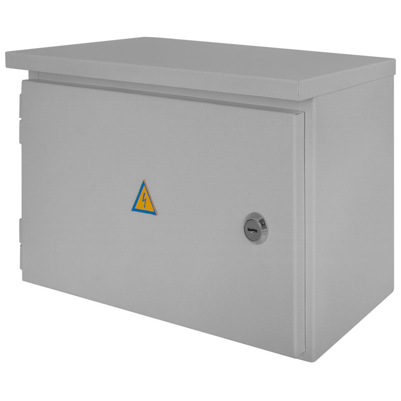 Шкаф e.mbox.stand.n.15.z металлический, под 15мод., герметичный IP54, навесной, с замком "E.NEXT" s0100130
