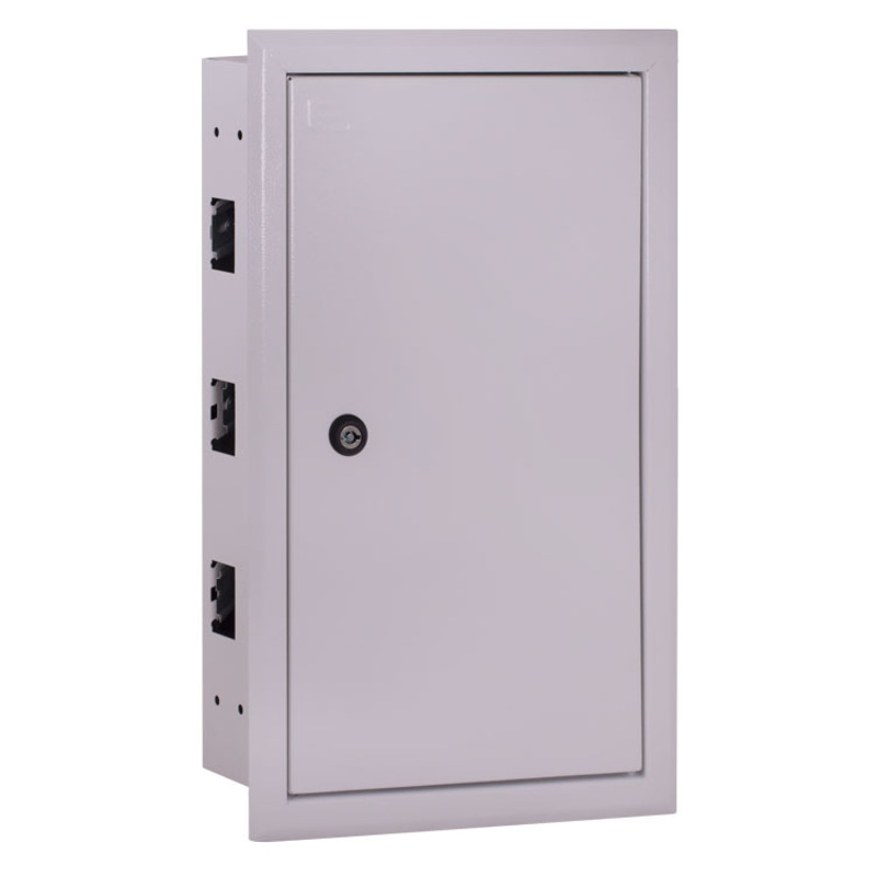 Корпус металевий e.mbox.pro.w.36z IP31 вбудований на 36 модулів із замком "E.NEXT" p0100211